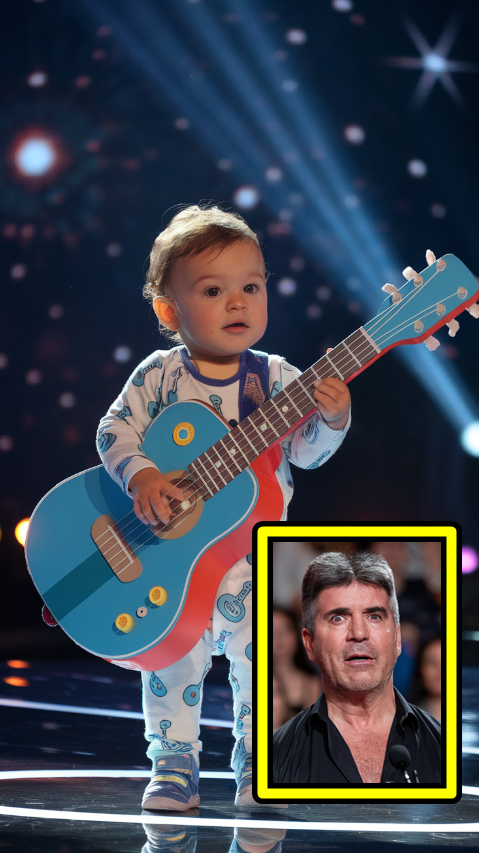 Historic Moment on America’s Got Talent: 1-Year-Old Baby Stuns the World by Playing Guitar and Singing