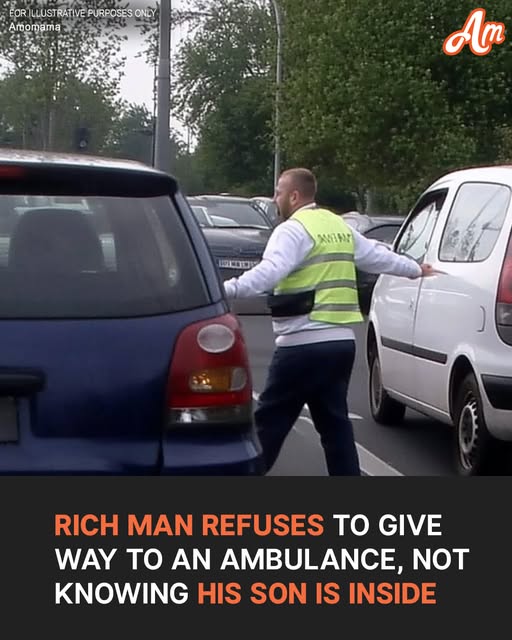 I am an old man and have been an ambulance driver for many years, but this was the first time I had ever experienced something like this! I had a seriously injured child in the ambulance, whose life was hanging in the balance. Every minute lost on the road could cost him his life.