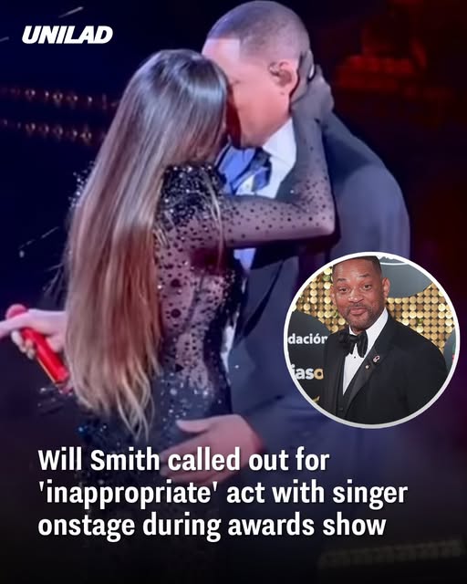 Will Smith called out for ‘inappropriate’ act with singer onstage during awards show