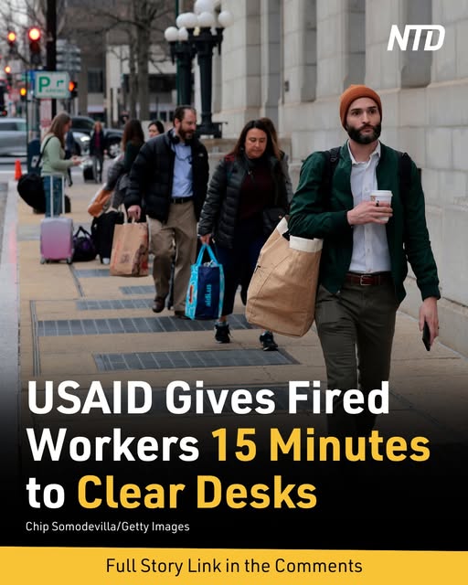 USAID Gives Fired Workers 15 Minutes to Clear Desks