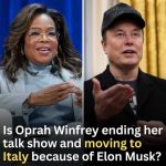 Fact Check: Is Oprah Winfrey ending her talk show and moving to Italy because of Elon Musk?