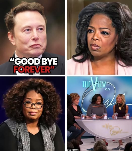 BREAKING NEWS: Oprah Winfrey called Elon Musk a ‘bastard, a terrible man’ on The View. Shortly after, Musk’s reaction left the entire studio stunned, forcing Oprah to apologize immediately.