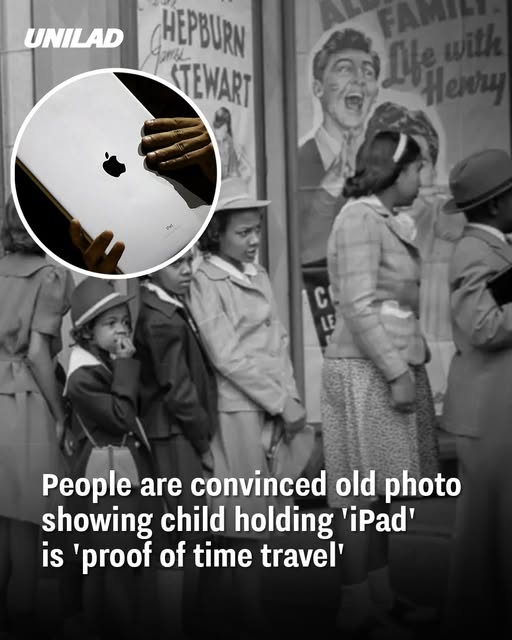 People are convinced old photo showing child holding ‘iPad’ is ‘proof of time travel’