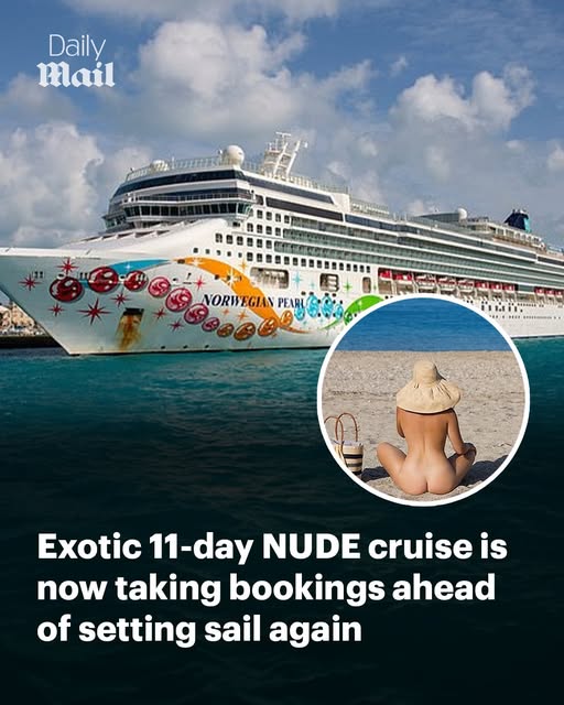 The £1,500 NUDE cruise which is taking bookings ahead of setting sail again in 2026