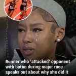 Runner who ‘attacked’ opponent with baton during major race speaks out about why she did it