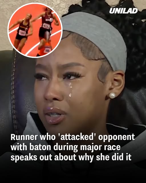 Runner who ‘attacked’ opponent with baton during major race speaks out about why she did it