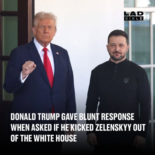 Donald Trump gave blunt response when asked if he kicked Zelenskyy out of the White House