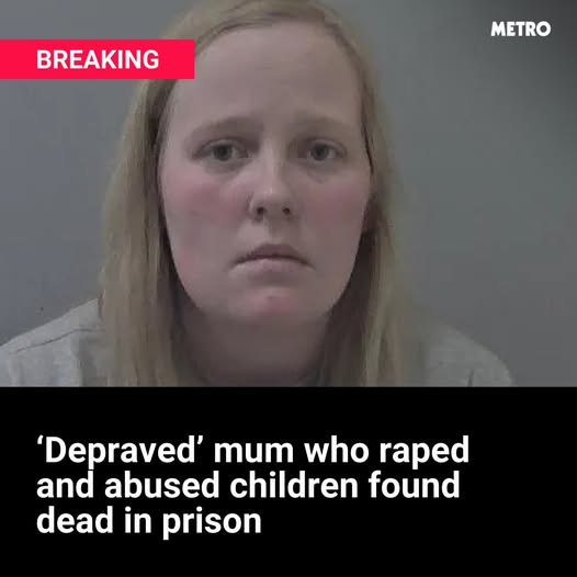 ‘Depraved’ mum who raped and abused children found dead in prison