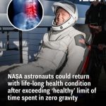 NASA astronauts could return with life-long health condition after exceeding ‘healthy’ limit of time spent in zero gravity