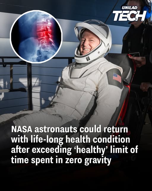 NASA astronauts could return with life-long health condition after exceeding ‘healthy’ limit of time spent in zero gravity