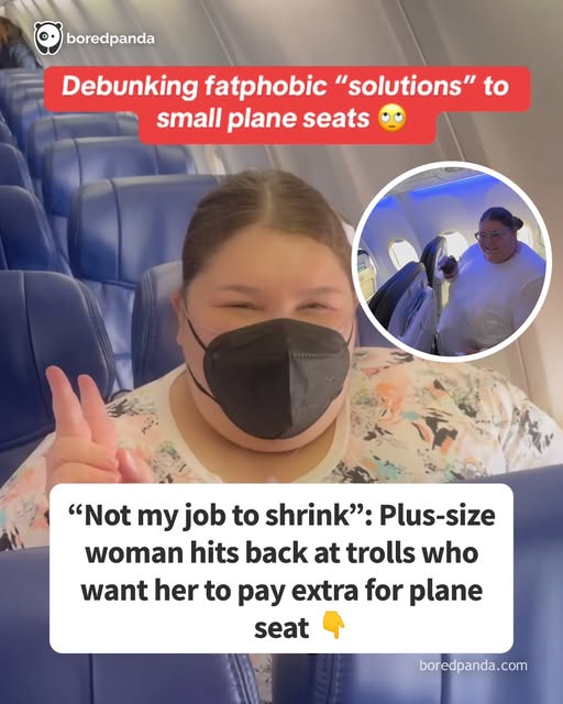 “Not My Job To Shrink”: Plus-Size Woman Hits Back At Trolls Who Want Her To Pay Extra To Fly