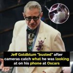 Jeff Golblum ‘busted’ after cameras caught him looking at phone