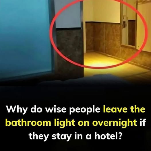 This Is Why You Should Turn A Bathroom Light On When Sleeping at a Motel or Motel