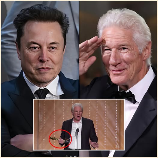 BREAKING NEWS! Richard Gere called Elon Musk an ‘idiot’ right at the 2025 Oscars, and Elon Musk’s immediate reaction left everyone at the ceremony stunned!