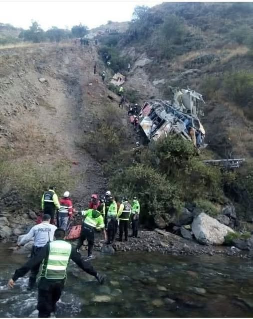 🚨BREAKING NEWS🚨 At least 21 dead after bus falls into an abyss in…see more