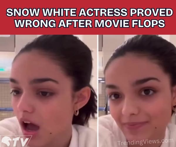 Rachel Zegler thought Snow White would be great, turned out to be a major flop