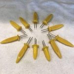 While cleaning the kitchen in my husband’s former home, I came across this yellow items. Assist me in identifying these items