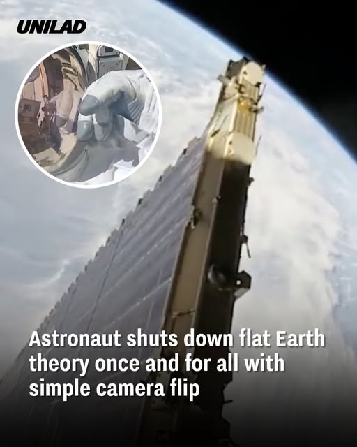 Astronaut shuts down flat Earth theory once and for all with simple camera flip