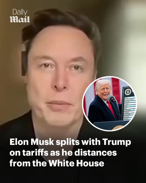 Elon breaks with Trump on tariffs as he goes public with White House dissent