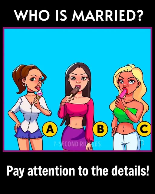 💍 IQ Puzzle: Who Among Them Is Married?