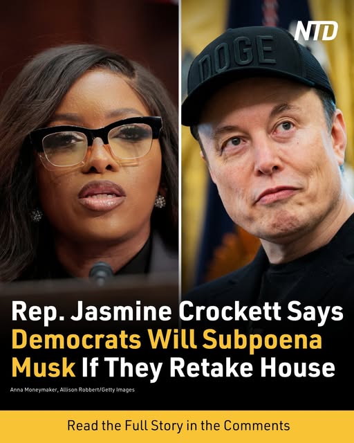 Rep. Jasmine Crockett Says Democrats Will Subpoena Musk If They Retake House
