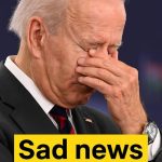 Joe Biden with tears in his eyes make the sad announcement