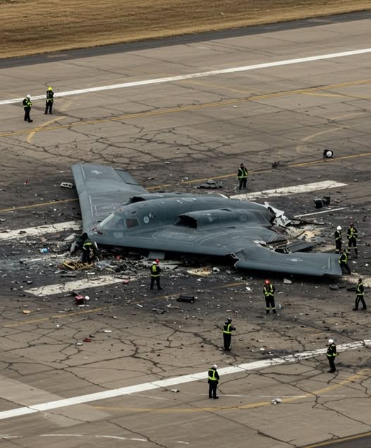😱😱 BREAKING NEWS :B-2 Spirit Crash was shot down to…….see more in comment
