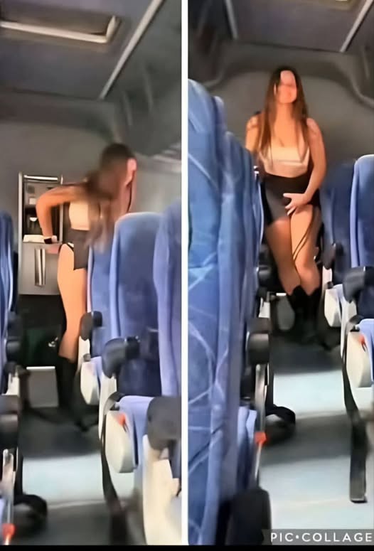 This girl was caught in mid-flight having rela…