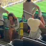 The Entire Internet Is Tripping Out Over Jaw-Dropping Female Who Was Caught Showing Off Her Seductive Moves In The Stands During Soccer Match