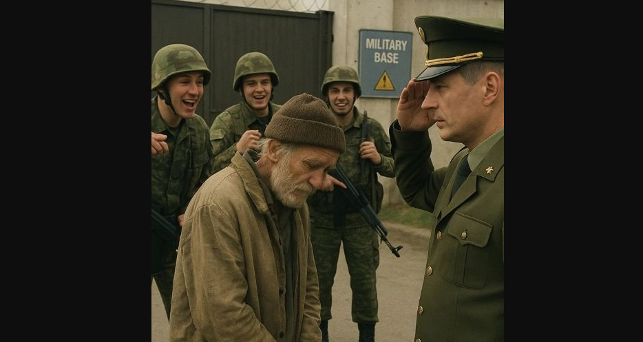 🥷 Soldiers Scorned the Old Man at the Gate—Then a General Stepped Out and Saluted