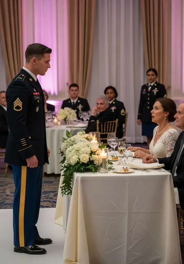 “My sister’s just a gate guard, who’d want her?” she mocked. the room burst into laughter. my mom chimed in, “she’s the family’s shame.” then, the groom — a major — stood up, turned to me, and said: “actually, she’s my…” my mom froze, and my sister fainted.