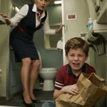 I discovered a young boy cry:ing in the airplane bathroom, holding a paper bag — but his name wasn’t on the passenger list