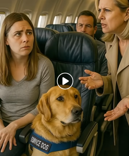 A woman demanded that me and my dog be removed from the plane, insulting us: but then something unexpected happened