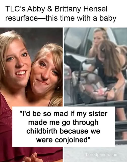 Conjoined Twins Abby And Brittany Hensel Spark Buzz After Being Seen With A Newborn Baby