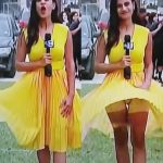 SB. Unexpected Live TV Moment: Reporter Handles Windy Wardrobe Mishap Like a Pro