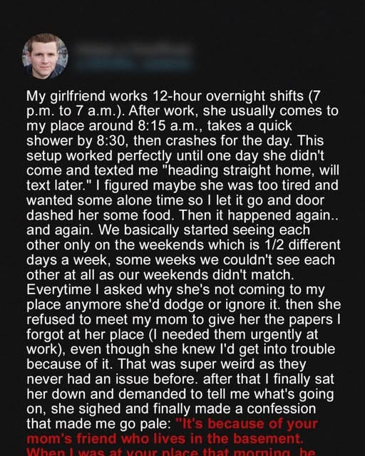 My Girlfriend Stopped Coming Over After Work — When I Found Out Why, I Went Pale