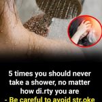 5 times you should never take a shower, no matter how di.rty you are – Be careful to avoid stroke