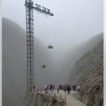 Terrifying Cliff-Edge Sky😨  Swing Malfunctions Mid-Air!