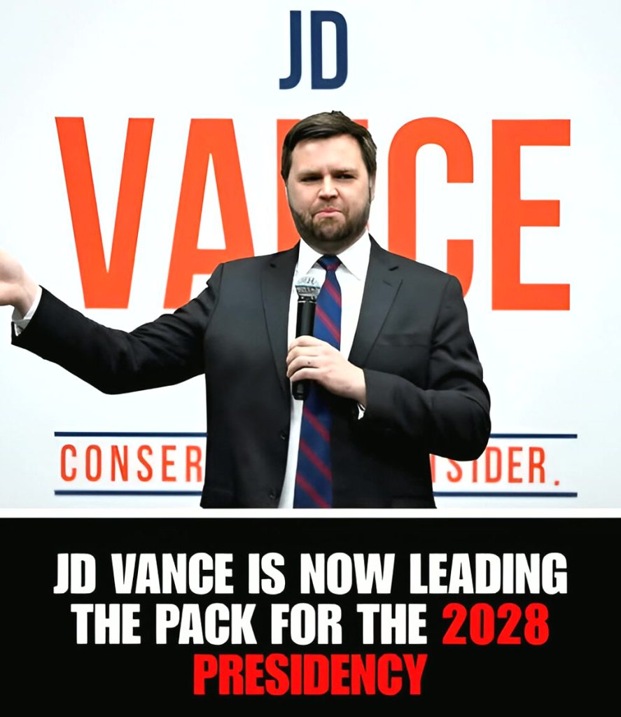 Breaking news: JD Vance is now leading the pack for the 2028 presidency. He’s got my full support already. And you can bet I’ll back him again in 2032!